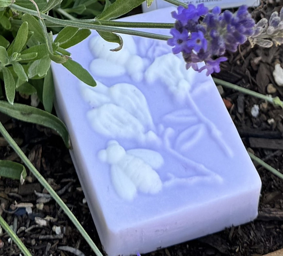 Fields of Lavender Shea Butter and Goats Milk Soap, Hydrating Soap, Simple Ingredients, Cruelty-Free, Eco-Friendly, Paraben-Free