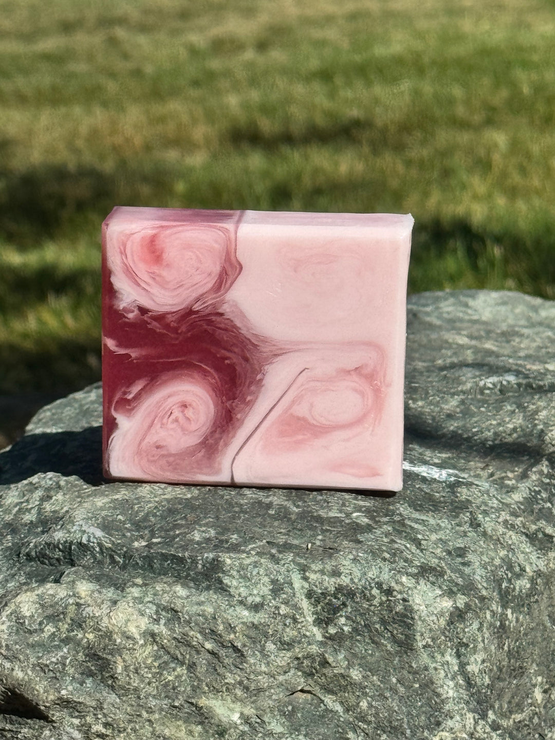 Sugared Raspberries Soap, Handcrafted with Aloe Vera, Olive Oil and Goat Milk, Sweet Smelling Soap, Cruelty Free, Paraben Free,