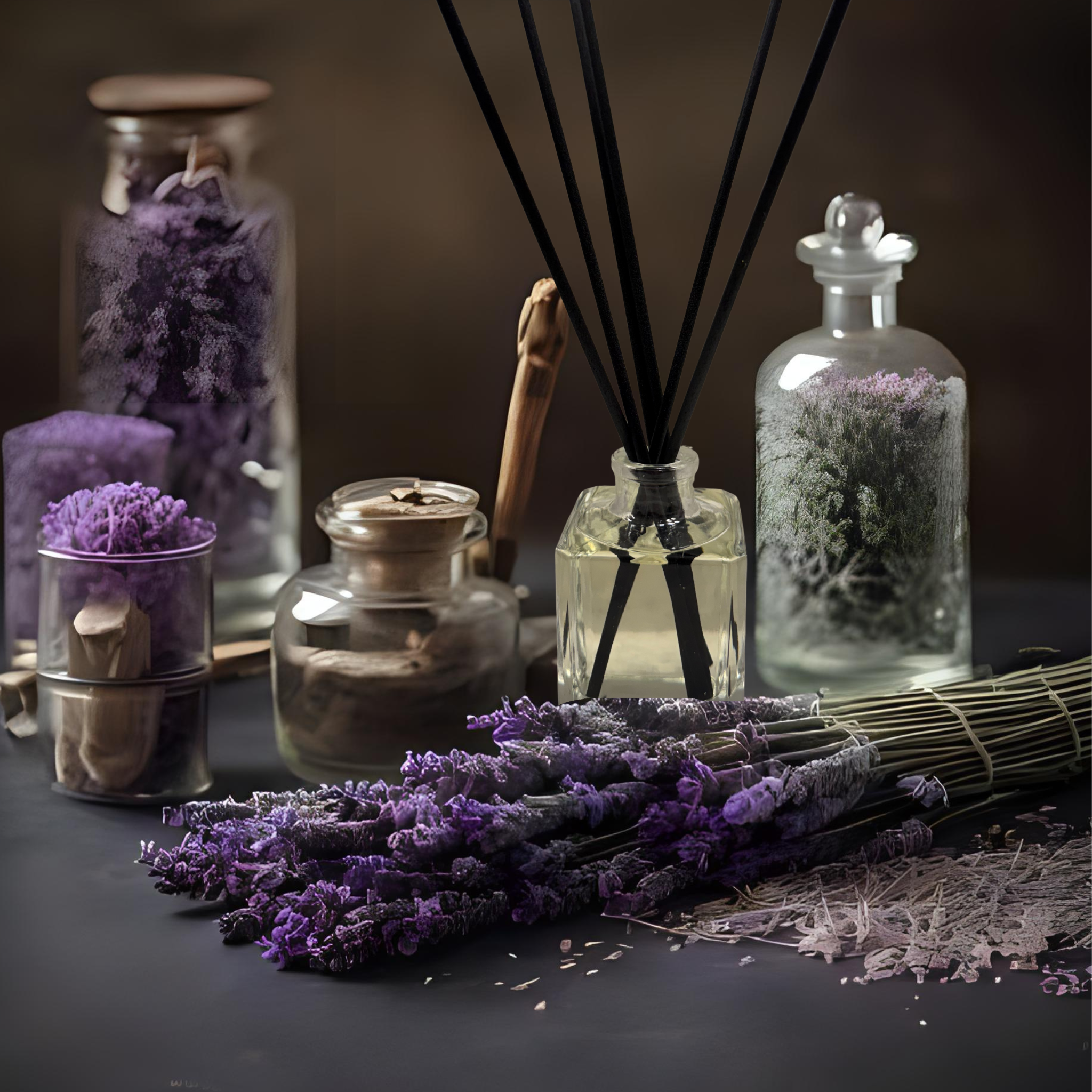 Tranquil Lavender Twilight Reed Diffusers | Fresh Non-Toxic Scent