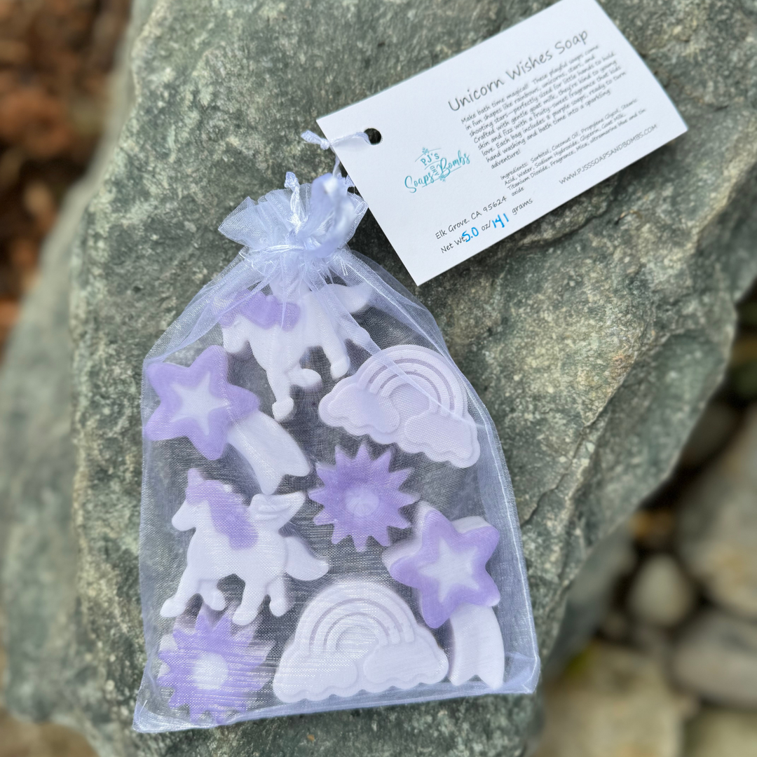 PJ's Unicorn Wishes Kids Soap Whimsical Goat Milk Suds with Sweet Cereal Scent