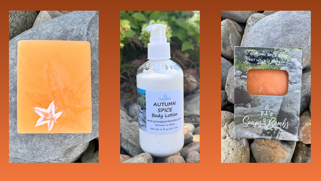 Autumn Spice Handcrafted Soap, Aloe Vera, Olive OIl and Goat Milk Soap
