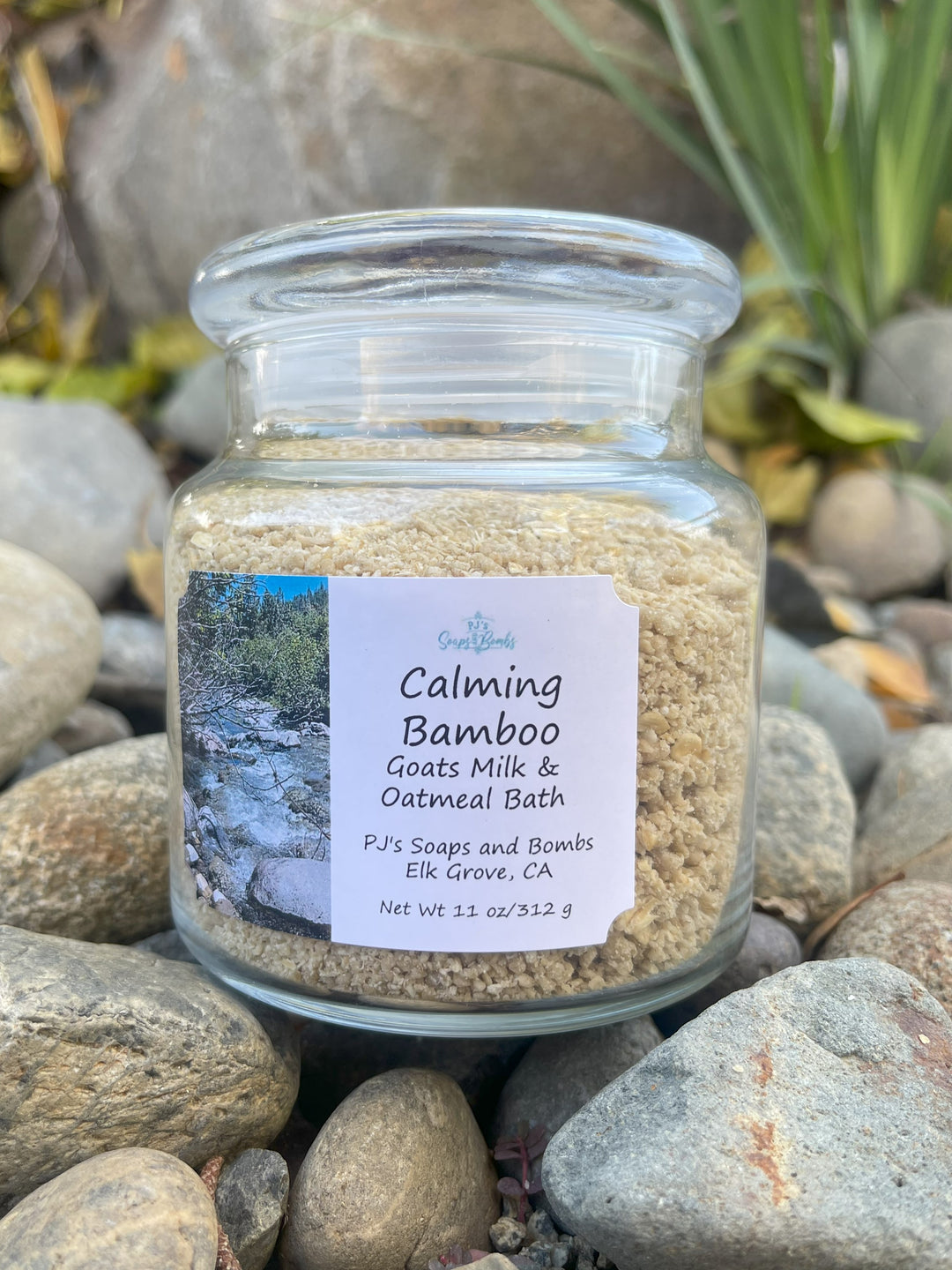 Soothing Goats Milk and Oatmeal Bath, Calming Bamboo Scent