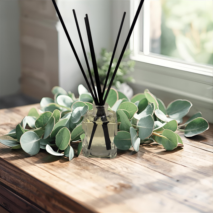 PJ's Eucalyptus Home Fragrance Room Diffuser, Crisp Refreshing Aroma, Flameless Fragrance