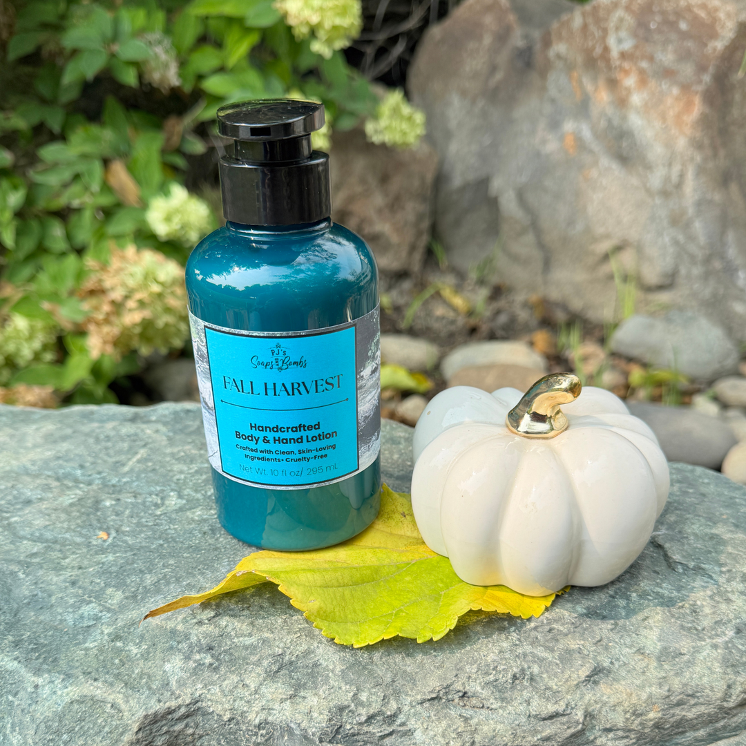 FALL HARVEST Scented Lotion– Lightweight, Non-Greasy & Deeply Moisturizing 10 oz