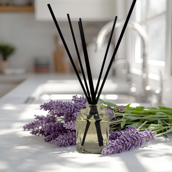 PJ's Fields of Lavender Home Fragrance Room Diffusers, Relaxing Floral Aroma, Flameless Fragrance