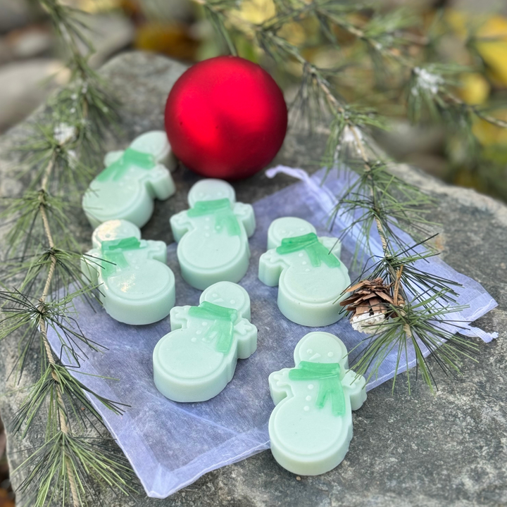 Gingersnap Snowmen Soap with Shea Butter