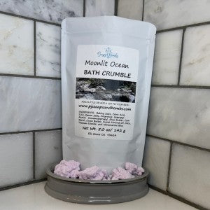 Moonlit Ocean Bath Crumble Package, Relaxing Aromatherapy