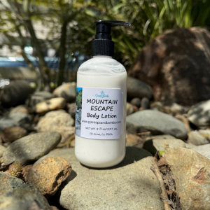 Mountain Escape Handcrafted Hand and Body Lotion, Fresh Scented, Non-Greasy, Moisturizing, Hydrating