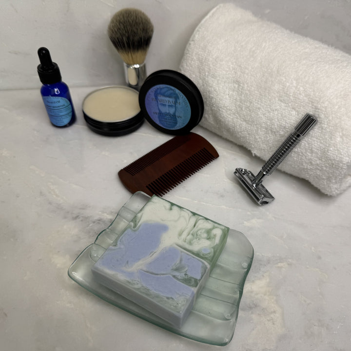 Mountain Escape Beard Balm, Handcrafted in Small Batches, Crafted with Butters and Oils, Fresh Clean Scent