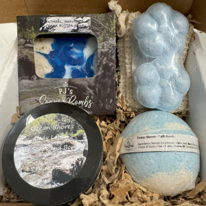 Gift Box, Relaxing Ocean Scented Bath Products