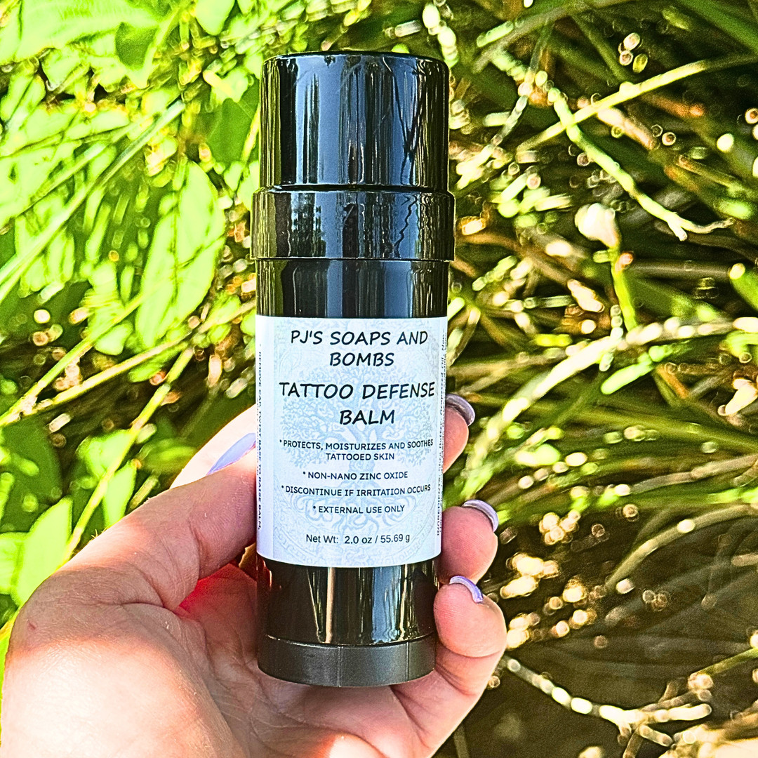 TATTOO DEFENSE BALM, Botanical Protection with Zinc Oxide