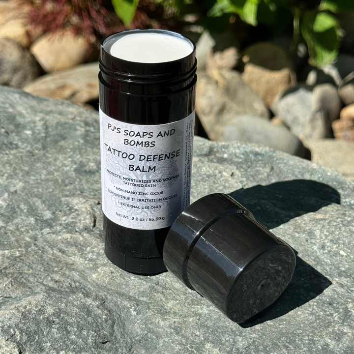 TATTOO DEFENSE BALM, Botanical Protection with Zinc Oxide