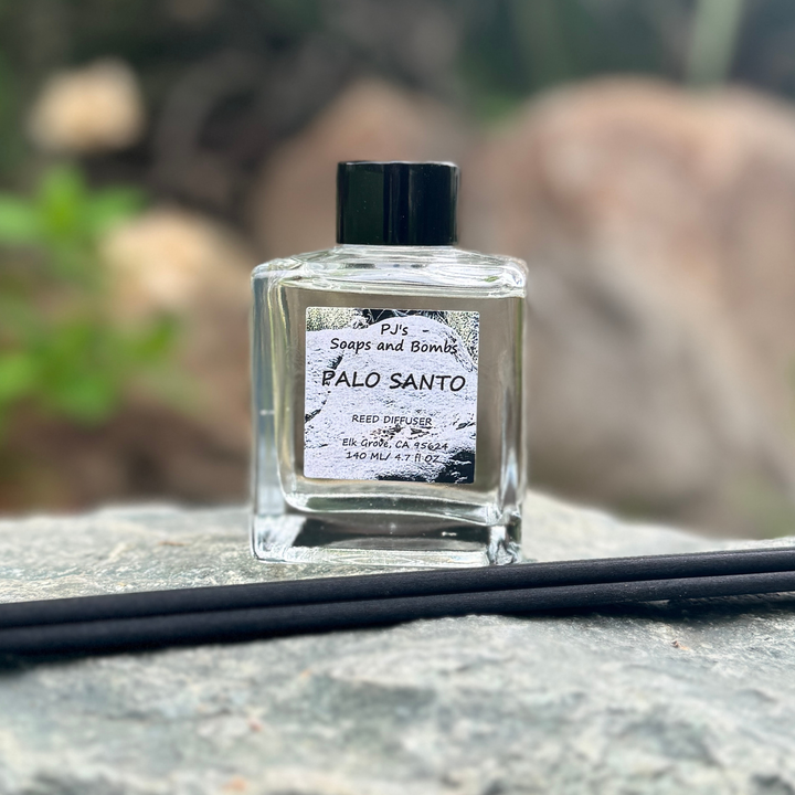 PALO SANTO Reed Diffuser-Calming and Refined Fragrance, 4.7 oz