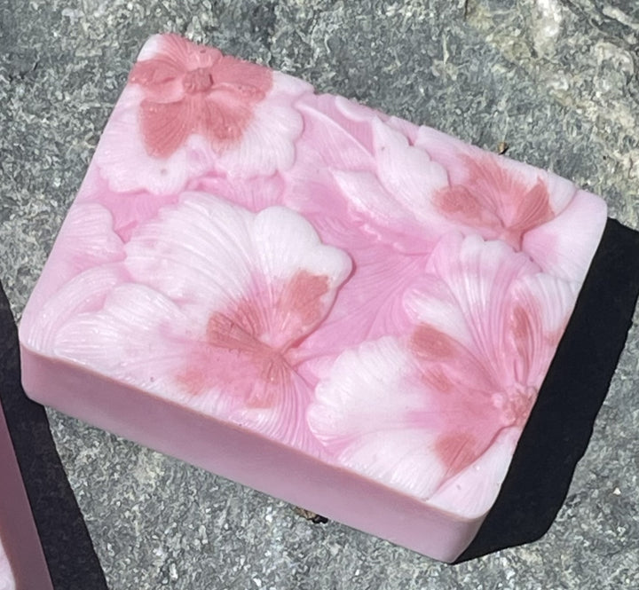 Pink Plumeria Cocoa and Shea Butter Soap