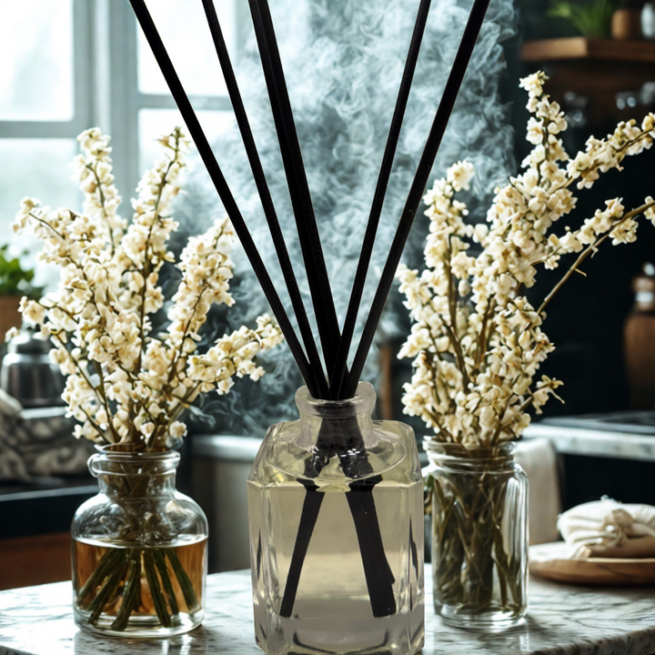 PJ's Simply Vanilla Home Fragrance Room Diffusers, Rich and Creamy Aroma, Flameless Fragrance