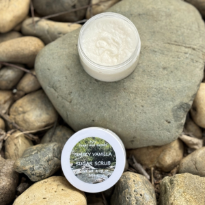 Simply Vanilla Exfoliating Sugar Scrub, Skin Moisturizing, Small Batch Body Care, Nourishing Skin Care, Paraben-Free, Cruelty-Free