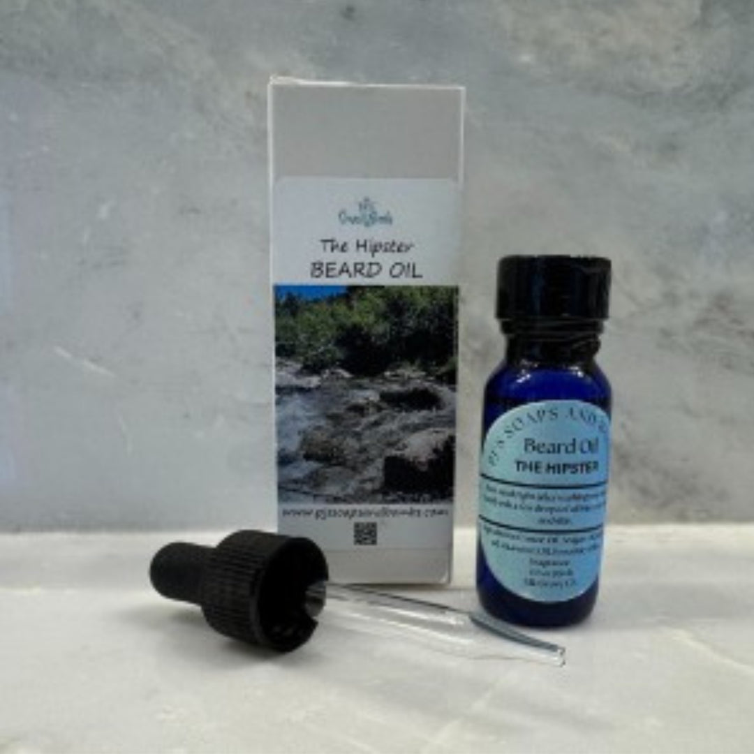 The Hipster Beard Oil, Handcrafted in Small Batches, Nourishing for Beards and Skin, Free of Parabens and Phthalate, Cruelty-Free