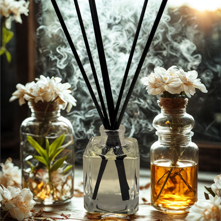PJ's Tobacco and Vanilla Home Fragrance Room Diffusers, Earthy and Creamy Aroma, Flameless Fragrance