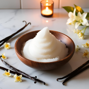 Simply Vanilla Exfoliating Sugar Scrub, Skin Moisturizing, Small Batch Body Care, Nourishing Skin Care, Paraben-Free, Cruelty-Free