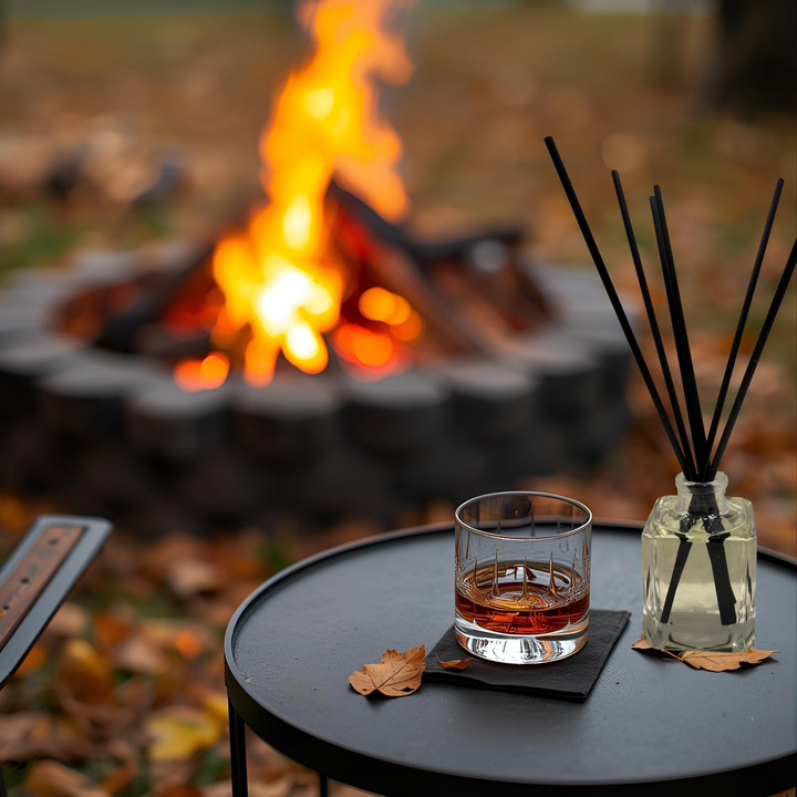 PJ's Cognac Cabin Home Fragrance Room Diffuser, A Rich, Sultry Cognac Scent Mixed with Smoke, Flameless Fragrance