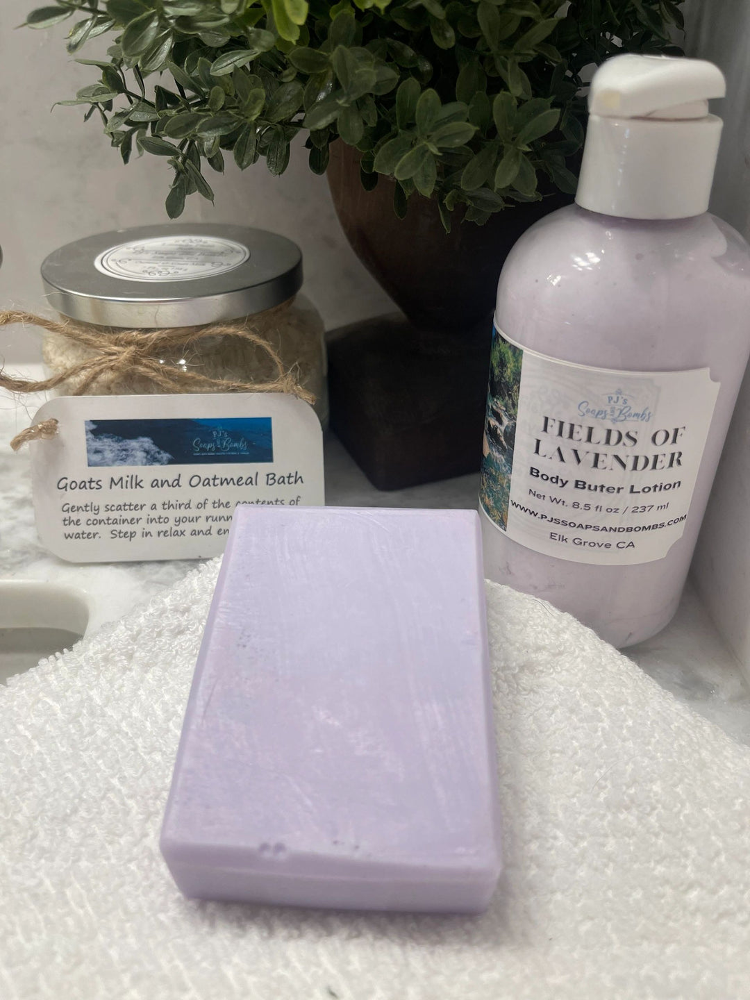 Fields of Lavender Cocoa Butter and Goats Milk Soap