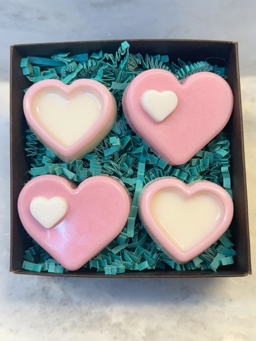 Four Hearts in a Box Soap, Moroccan and Argan Oil Soap