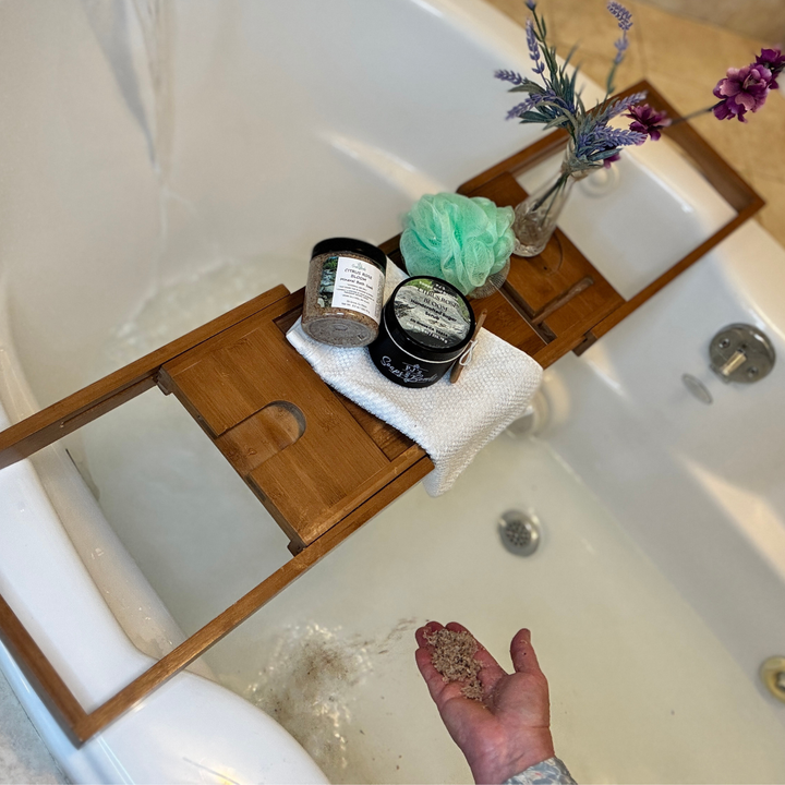 GARDEN SERENITY Mineral Bath Soak, Calming & Restorative Soak for a Peaceful Spa Escape 8 oz