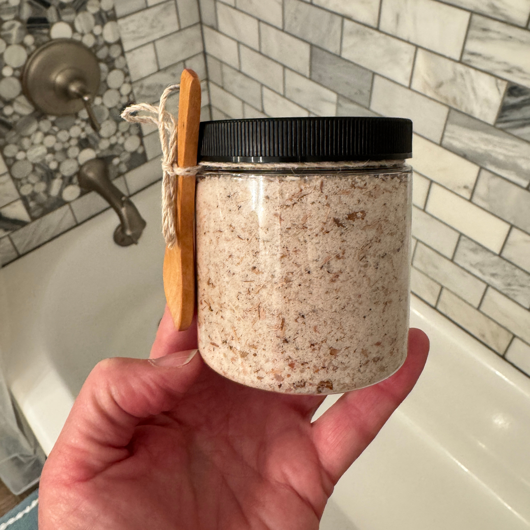 GARDEN SERENITY Mineral Bath Soak, Calming & Restorative Soak for a Peaceful Spa Escape 8 oz