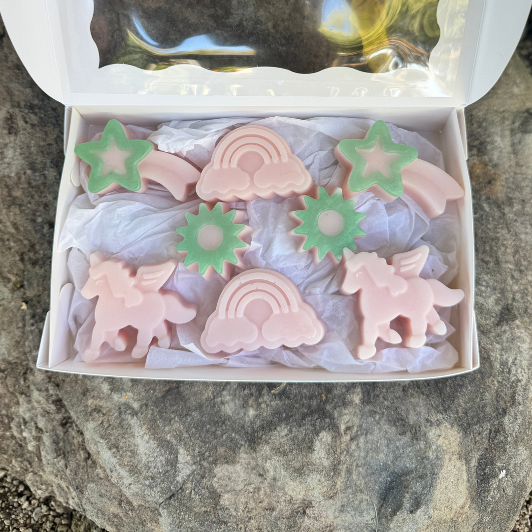 Unicorn Ring Kids Soap – Fruity Rings Scent with Shea Butter & Aloe Vera