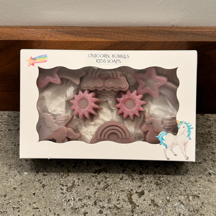 Unicorn Bubbles Kids Soap – Fruity Rings Scent with Shea Butter & Aloe Vera
