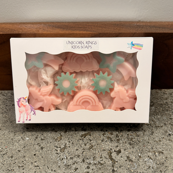 Unicorn Ring Kids Soap – Fruity Rings Scent with Shea Butter & Aloe Vera