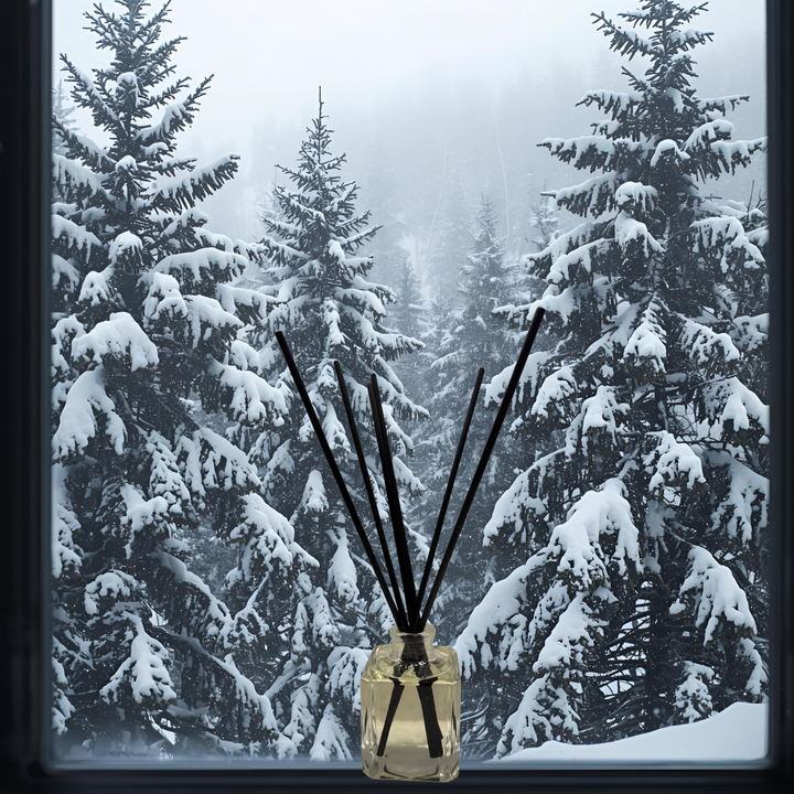 PJ’s Winterwood Reed Diffuser – Birch, Pine & Eucalyptus Holiday Scent